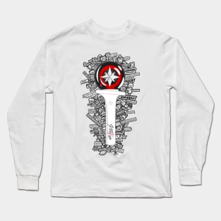 Stray Kids lightstick doodle Long Sleeve T-Shirt